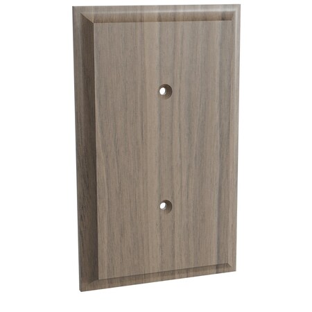 Designs Of Distinction Single Blank Switch Plate Cover - Walnut 01452001WL1